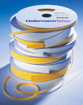 HellermannTyton TULT White Heatshrink Labels, 6mm Width