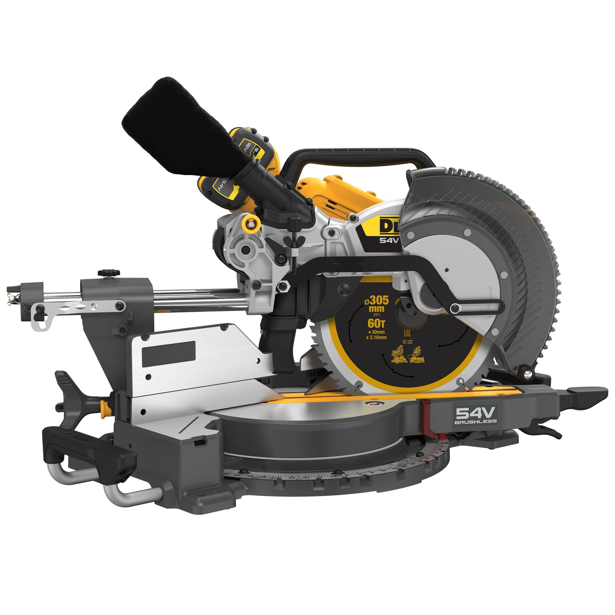 dcs781x2-gb DeWALT FLEXVOLT DCS781 305mm Cordless Mitre Saw, Type G - British 3-Pin