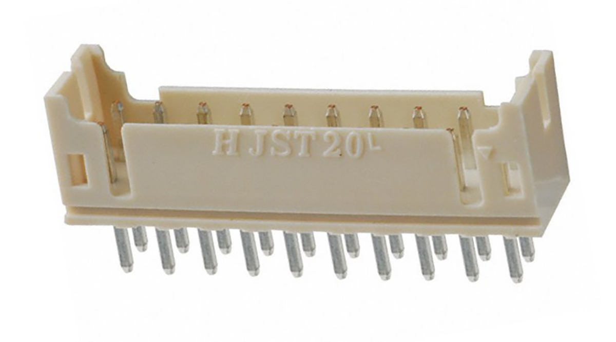 JST PHD Series Straight Through Hole PCB Header, 20 Contact(s), 2 mm Pitch, 2 Row, Shrouded