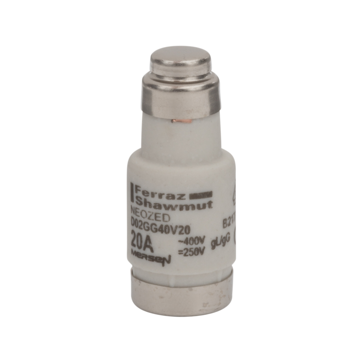 Mersen 20A D02 Neozed Fuse, 400V ac