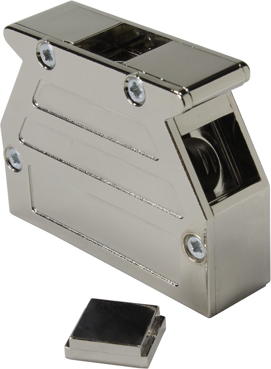 HARTING Thermoplastic Angled, Straight D Sub Backshell, 15 Way