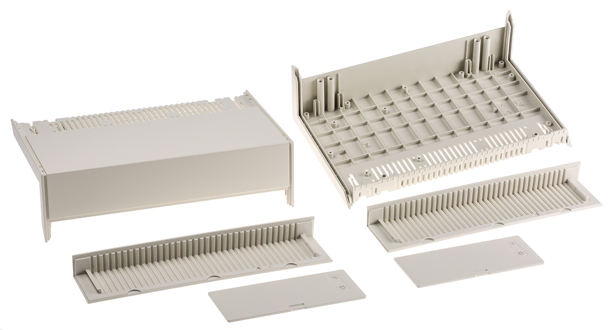 OKW Multitec White ABS Instrument Case 74 mm, 160 mm, 260 mm