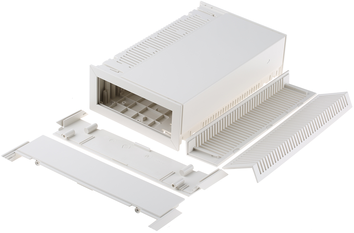 OKW Multitec White ABS Instrument Case 74 mm, 160 mm, 260 mm
