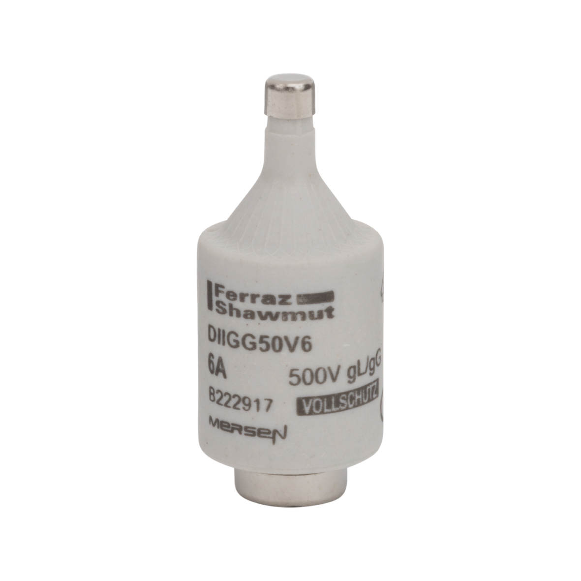 Mersen 6A D2 Diazed Fuse, E27 Thread Size, 500V