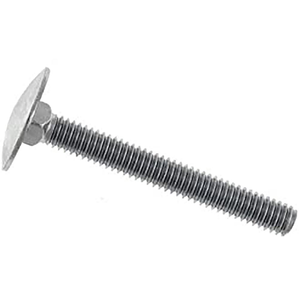 RS PRO Steel, Hex Bolt, 3/8 x 2 1/2in
