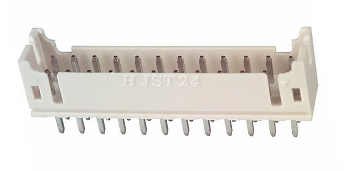 JST PHD Series Straight Through Hole PCB Header, 24 Contact(s), 2 mm Pitch, 2 Row, Shrouded