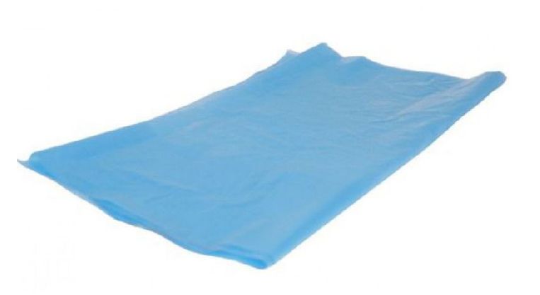 Hanmere Polythene Blue Polythene Bin Bag, 0.029 mm Thickness, 500 Per Pack per Package