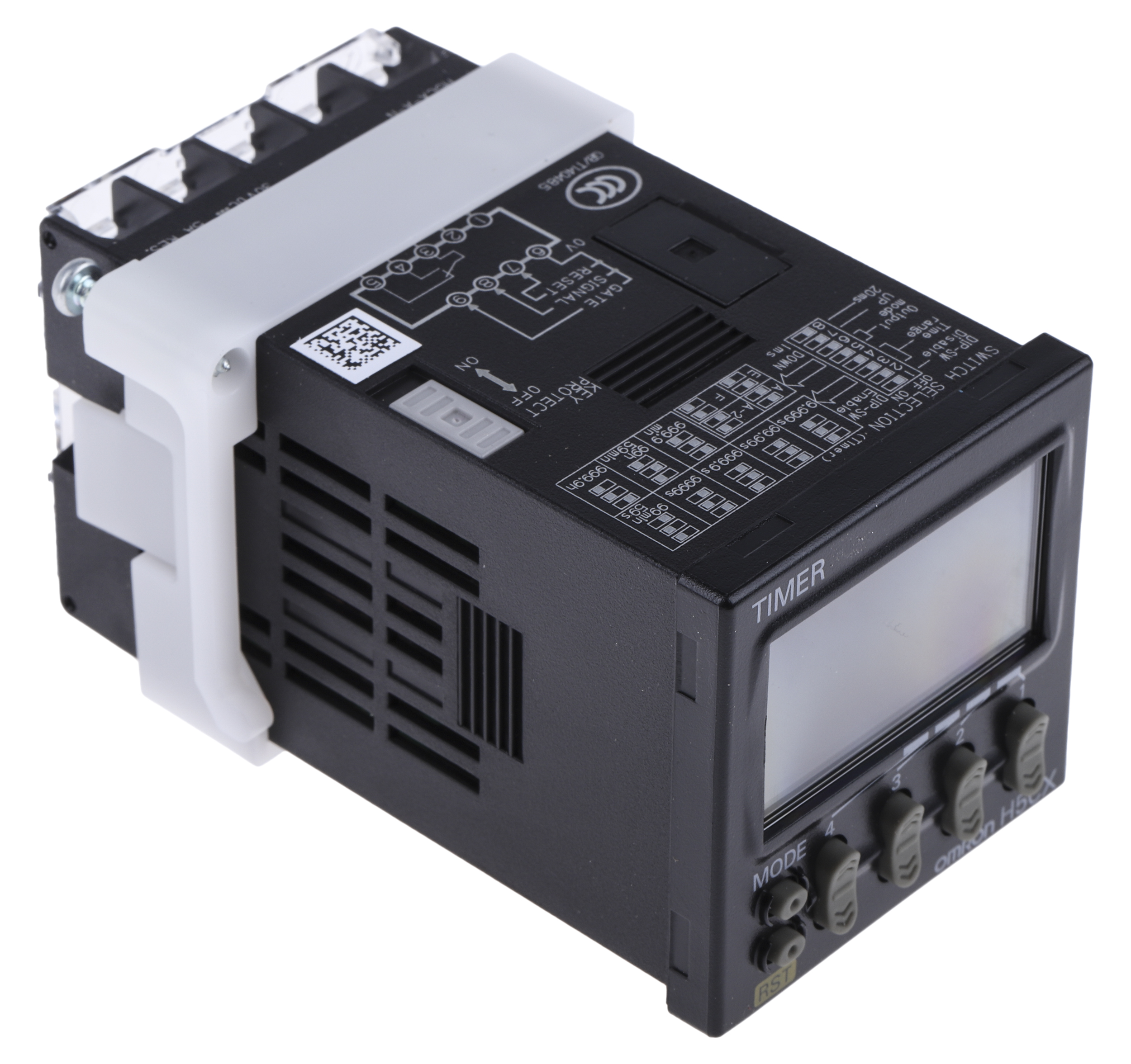 h5cx-a-n Multi Function Timer Relay, Screw, 0.001 s → 9999 h, 1 Contacts, SPDT, 100 → 240 V ac
