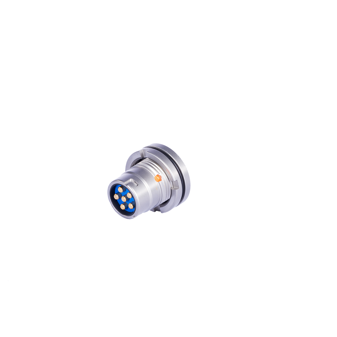 BERNIER CONNECT, B283 Straight 6 Way Rear Receptacle Female Black, Female Contacts, Bayonet, MIL-DTL-55116