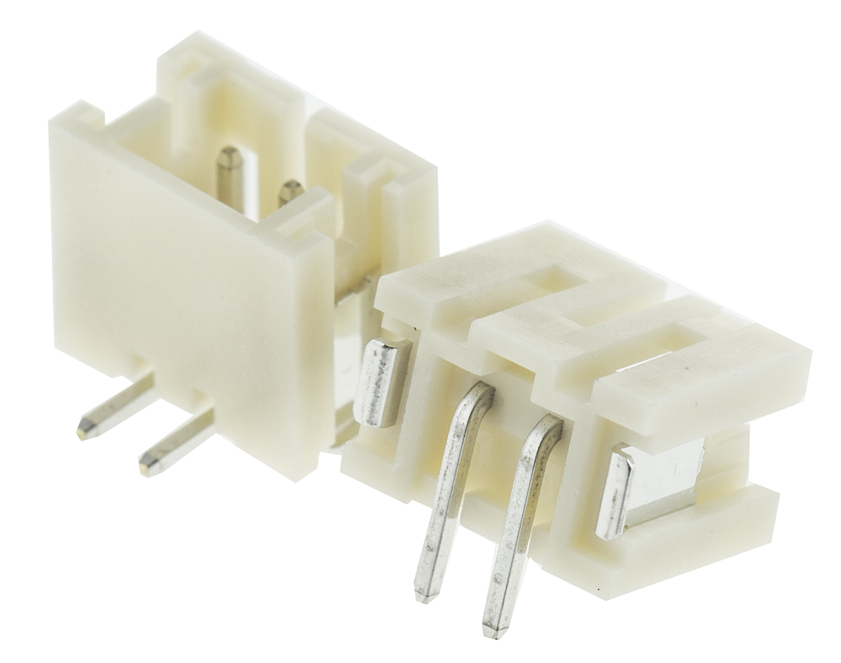 JST PH Series Straight Surface PCB Header, 2 Contact(s), 2 mm Pitch, 1 Row, Shrouded