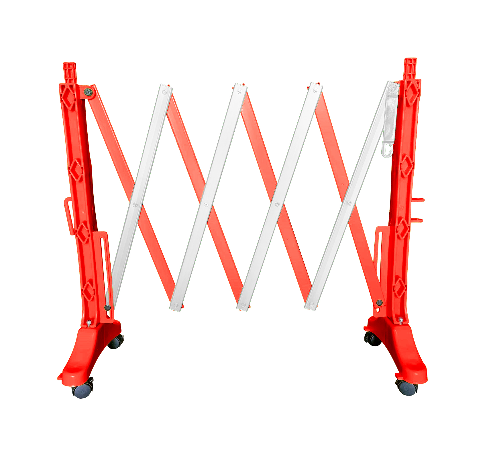 cbr-801-sbs Viso Red/White Polypropylene Extendable Barrier