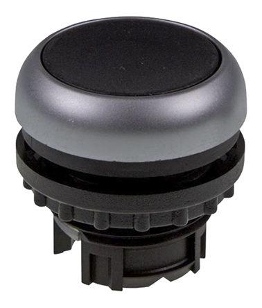 Eaton M22 Series, Black Push Button Head, Momentary, 22.5mm Cutout
