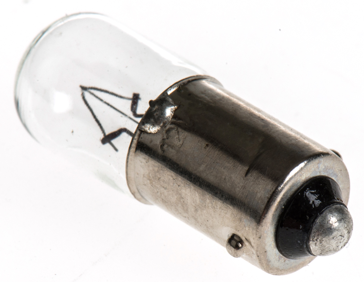 b3029 Orbitec BA9S Indicator Light, Clear, 12V, 250mA