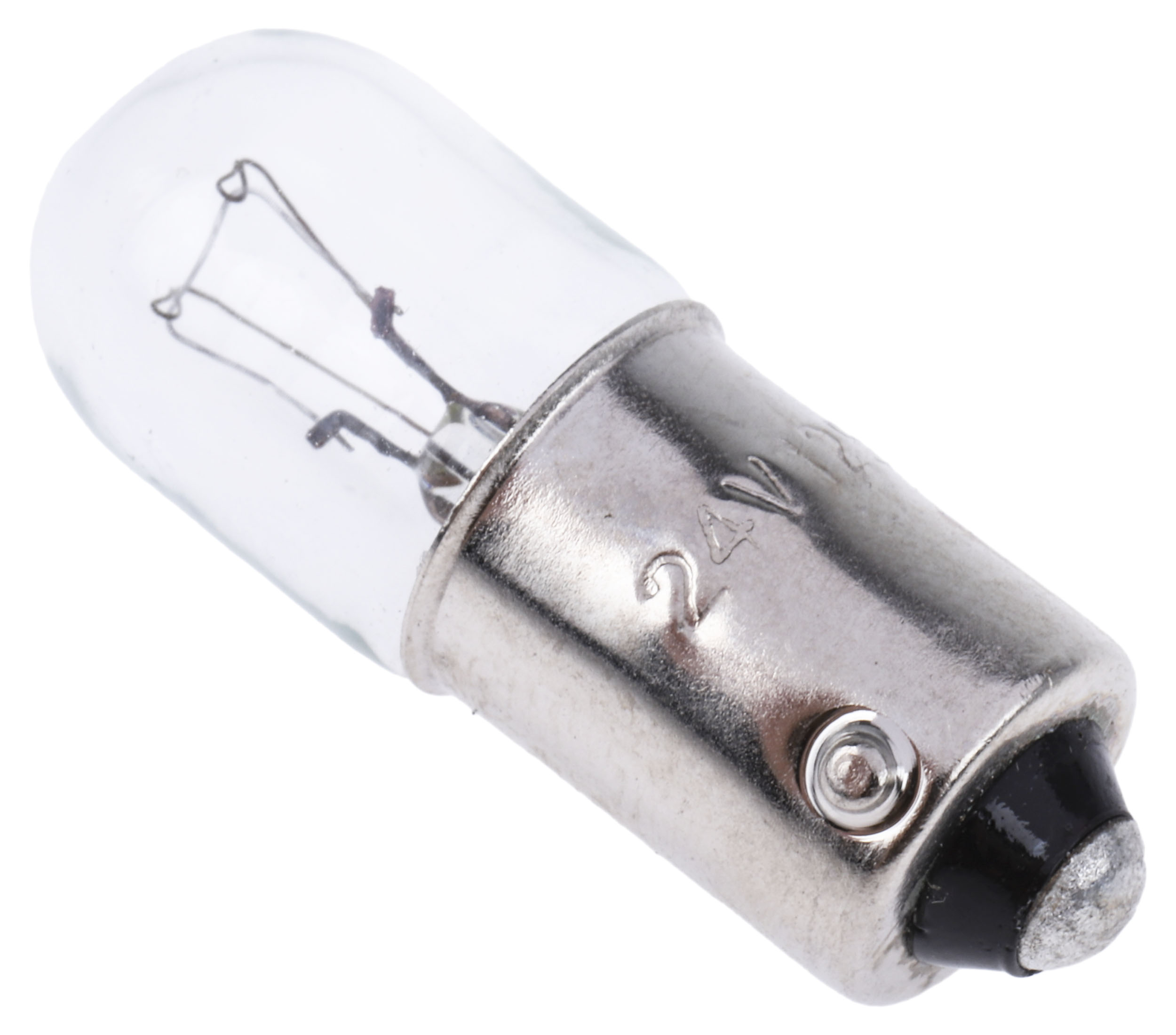 b3041 Orbitec BA9S Indicator Light, Clear, 24V, 125mA, 1000 h
