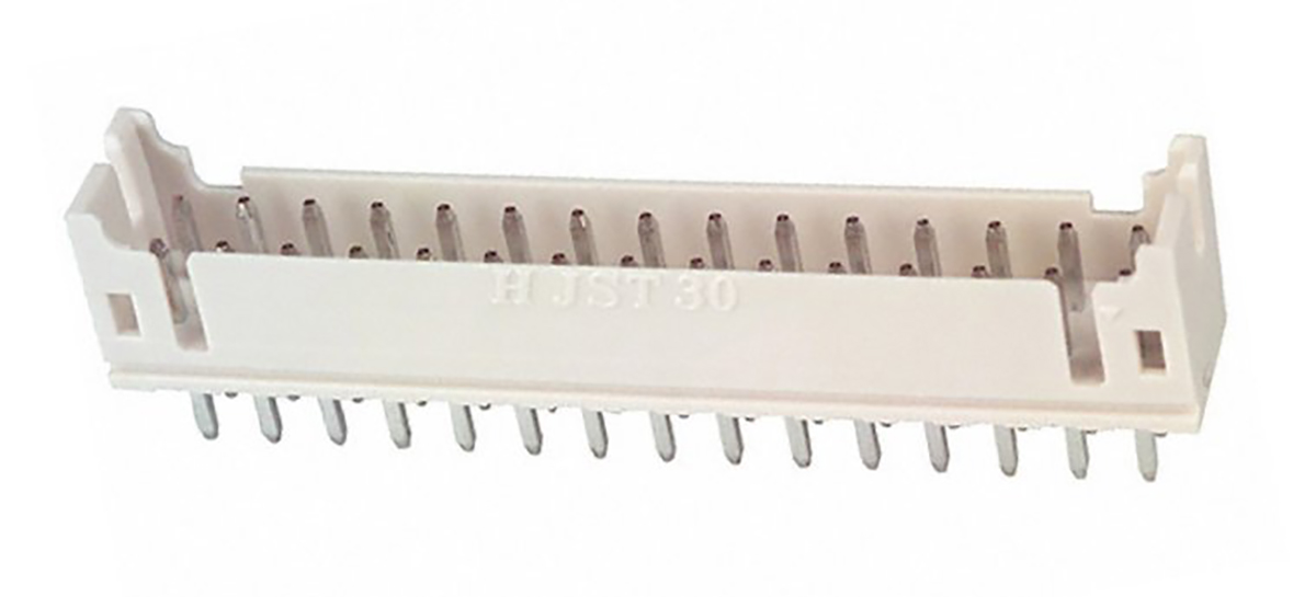 JST PHD Series Straight Through Hole PCB Header, 30 Contact(s), 2 mm Pitch, 2 Row, Shrouded