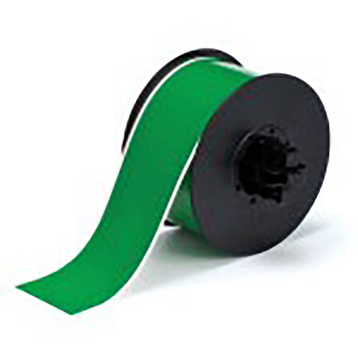 Brady Green Green Print Label Roll, 57 mm Width, 1 Roll Qty, 30.5 m