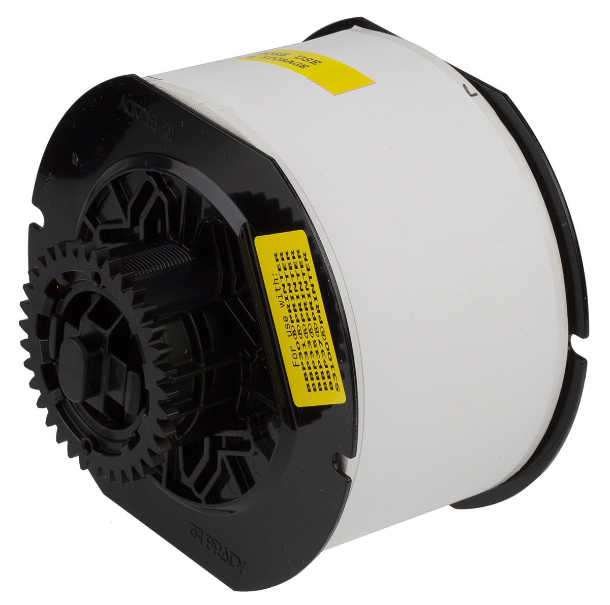 b30c-2250-855-wt Brady White Label Roll, 57.5 mm Width, 1 Roll Qty
