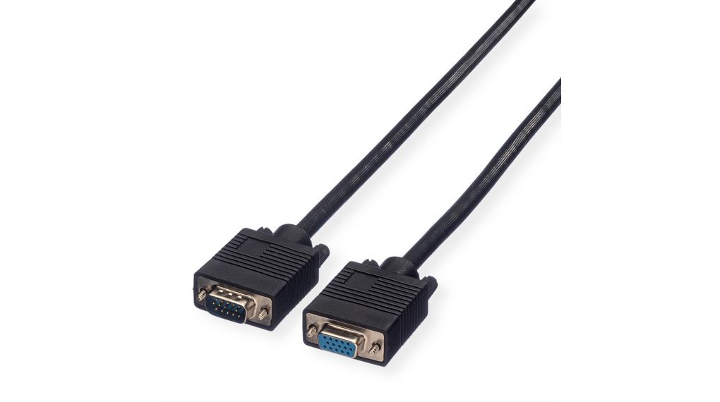Roline Male VGA to Female VGA Cable, 6m