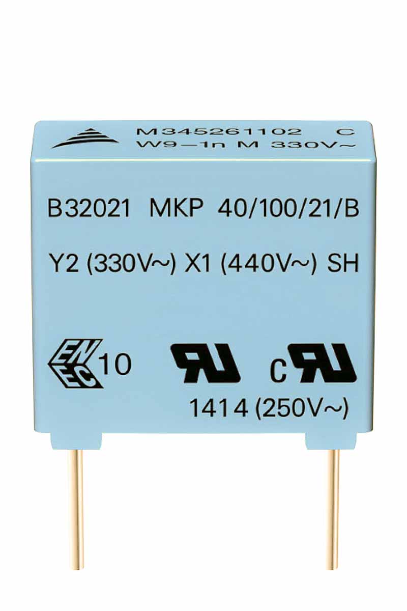 EPCOS B32021 Polypropylene Film Capacitor, 300V ac, ±10%, 6.8nF, Through Hole
