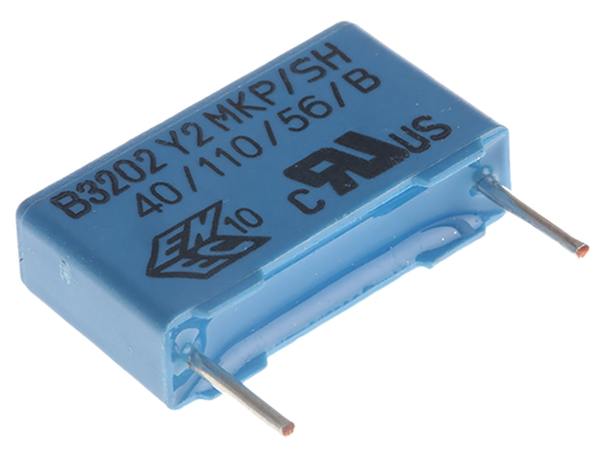 TDK B32022 Film Capacitor 10 nF 300V ac 300 V dc, Through Hole 2