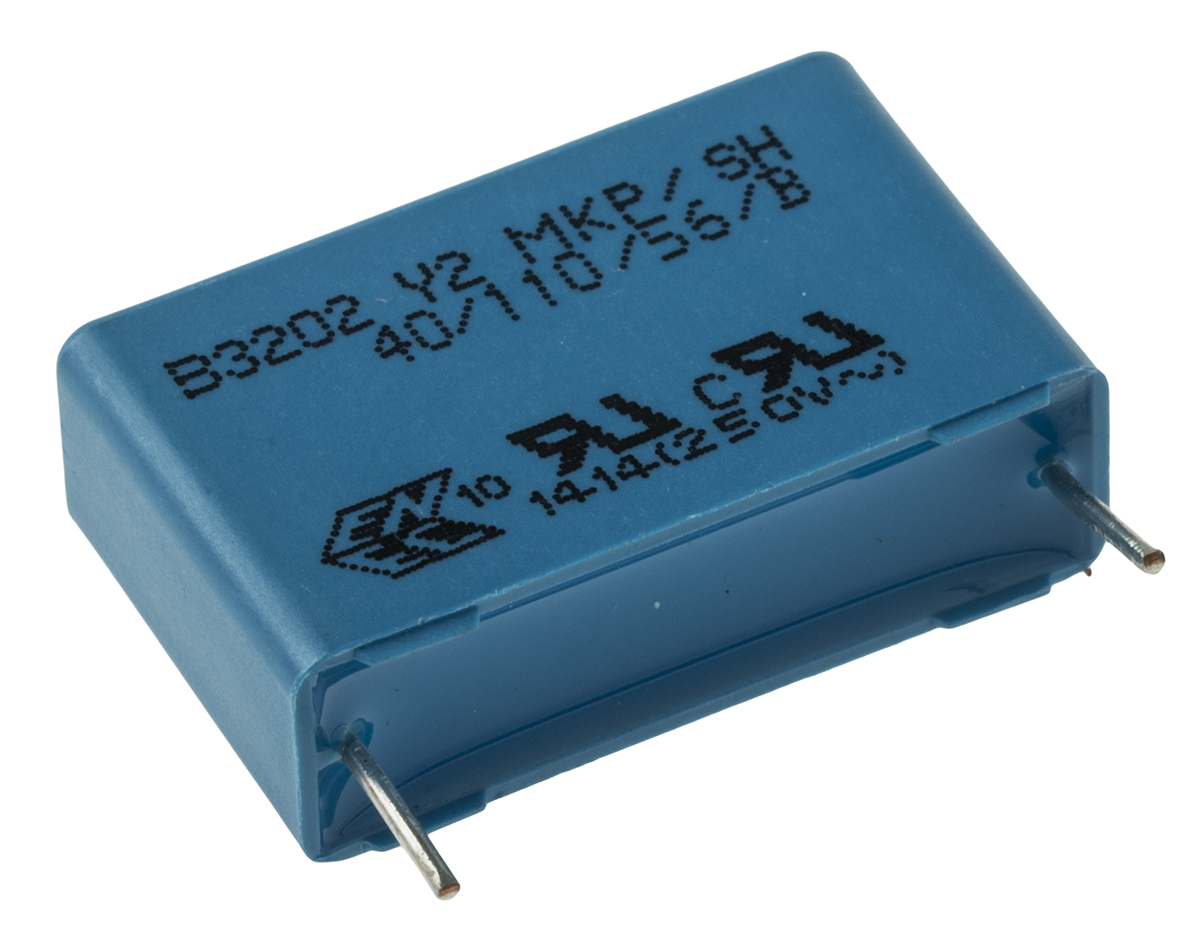 TDK B32023 Film Capacitor 100 nF 300V ac 300 V dc, Through Hole 2