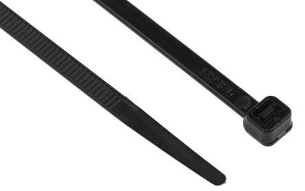 HellermannTyton 111-15502, Non-Releasable Cable Tie, Black Nylon, 1.095m x 8.9 mm