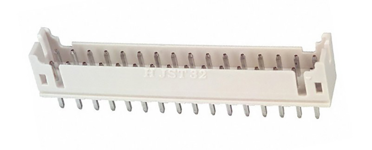 JST PHD Series Straight Through Hole PCB Header, 32 Contact(s), 2 mm Pitch, 2 Row, Shrouded