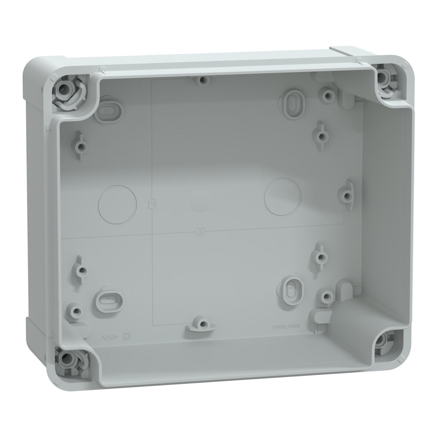 nsytbp19168 Thalassa TBP IP66 Wall Box, Polycarbonate, Grey, 192 x 164 x 87mm