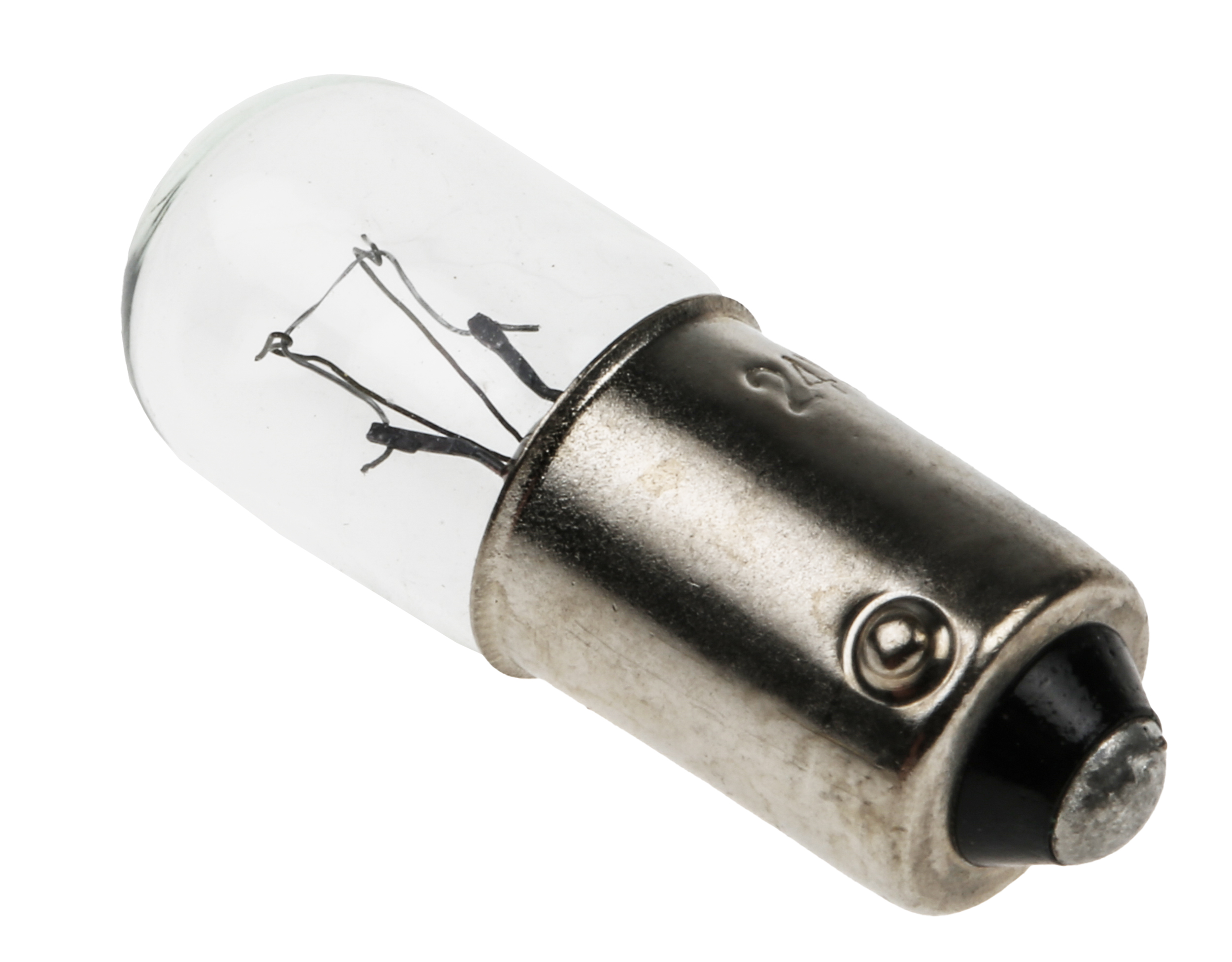 b3456 Orbitec BA9S Indicator Light, Clear, 24V, 85mA, 1000 h