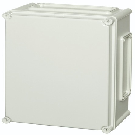 Fibox EKPL Series Grey Polycarbonate General Purpose Enclosure, IP66, IP67, IK08, Flanged, Grey Lid, 380 x 280 x 230mm