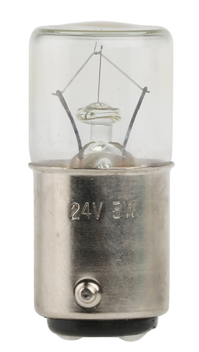 Orbitec BA15D Indicator Light, Clear, 24V, 200mA, 2000 h