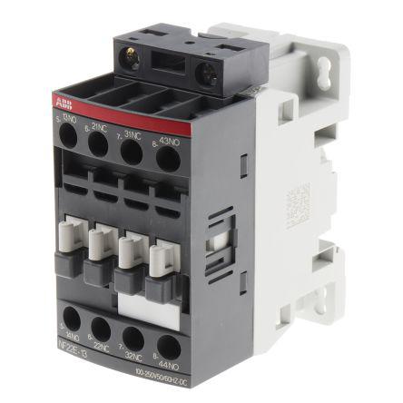 ABB AF Range NF Contactor, 2NO/2NC, 6 A, 250 V ac/dc Coil