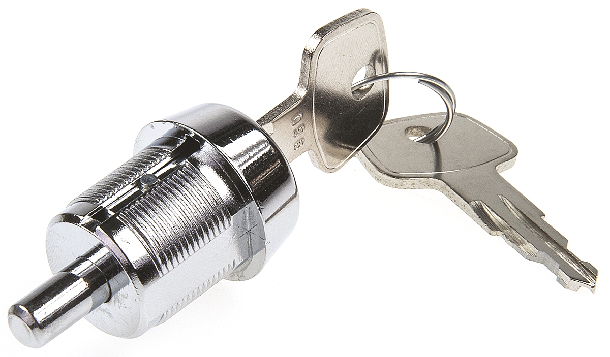 b376002 Euro-Locks a Lowe & Fletcher group Company Camlock, 20.5 mm Panel-to-Tongue 21.5 x 19.1 mm, Push Unlock