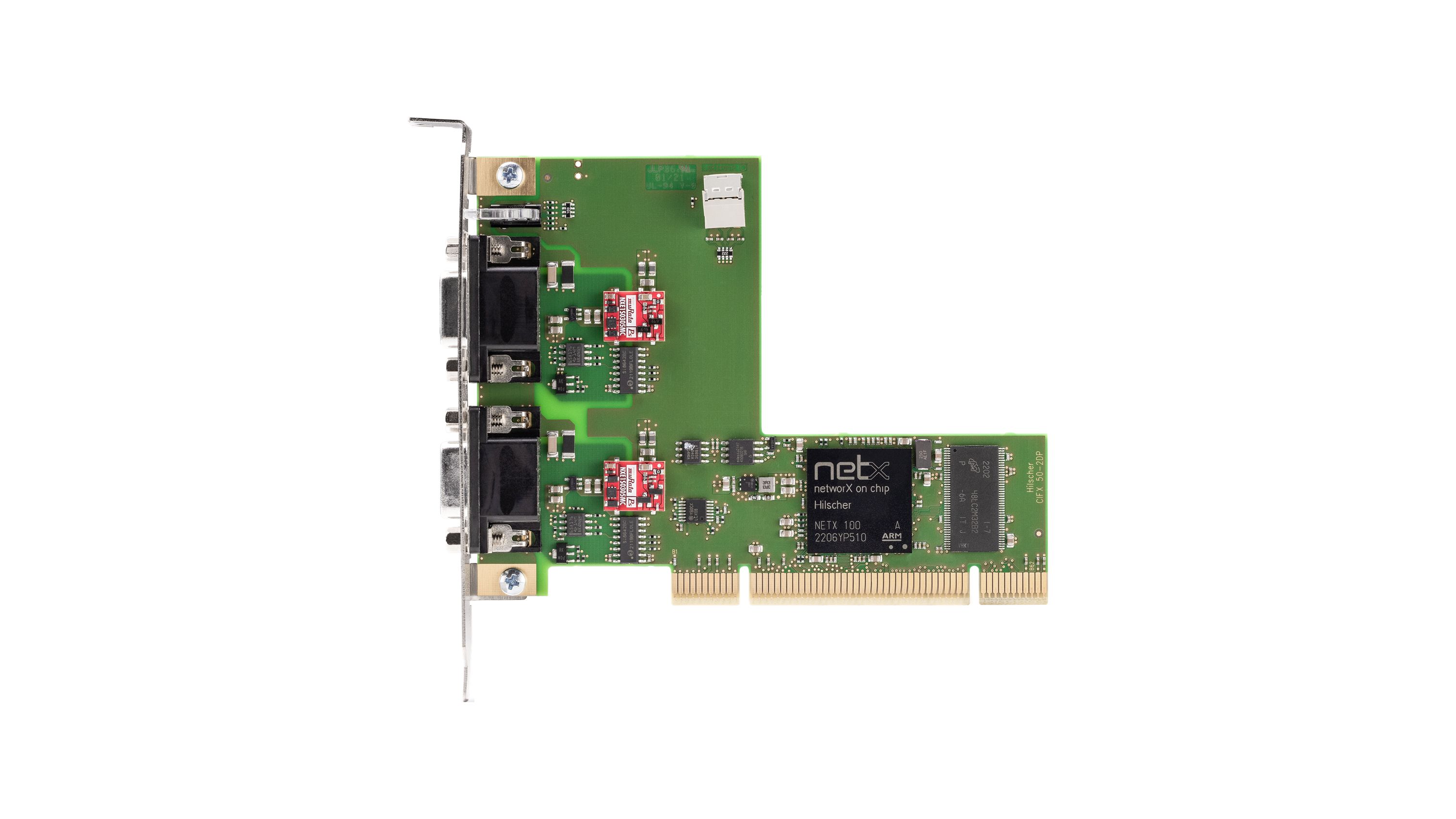 Hilscher 2 Port PCI D-sub, 9 Pin Serial Card