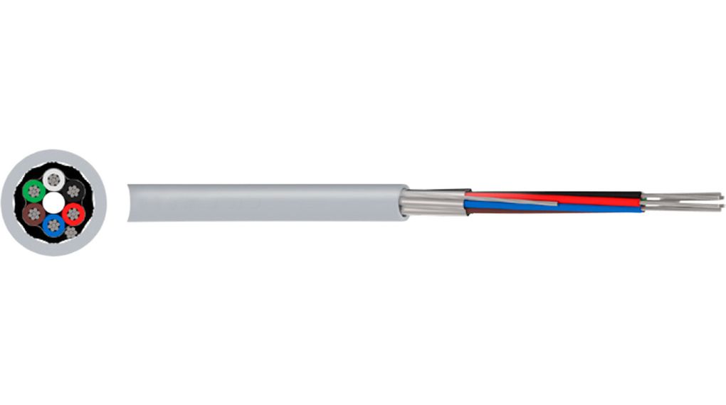 Multicore FS LSF 6x20mm GRY 100M
