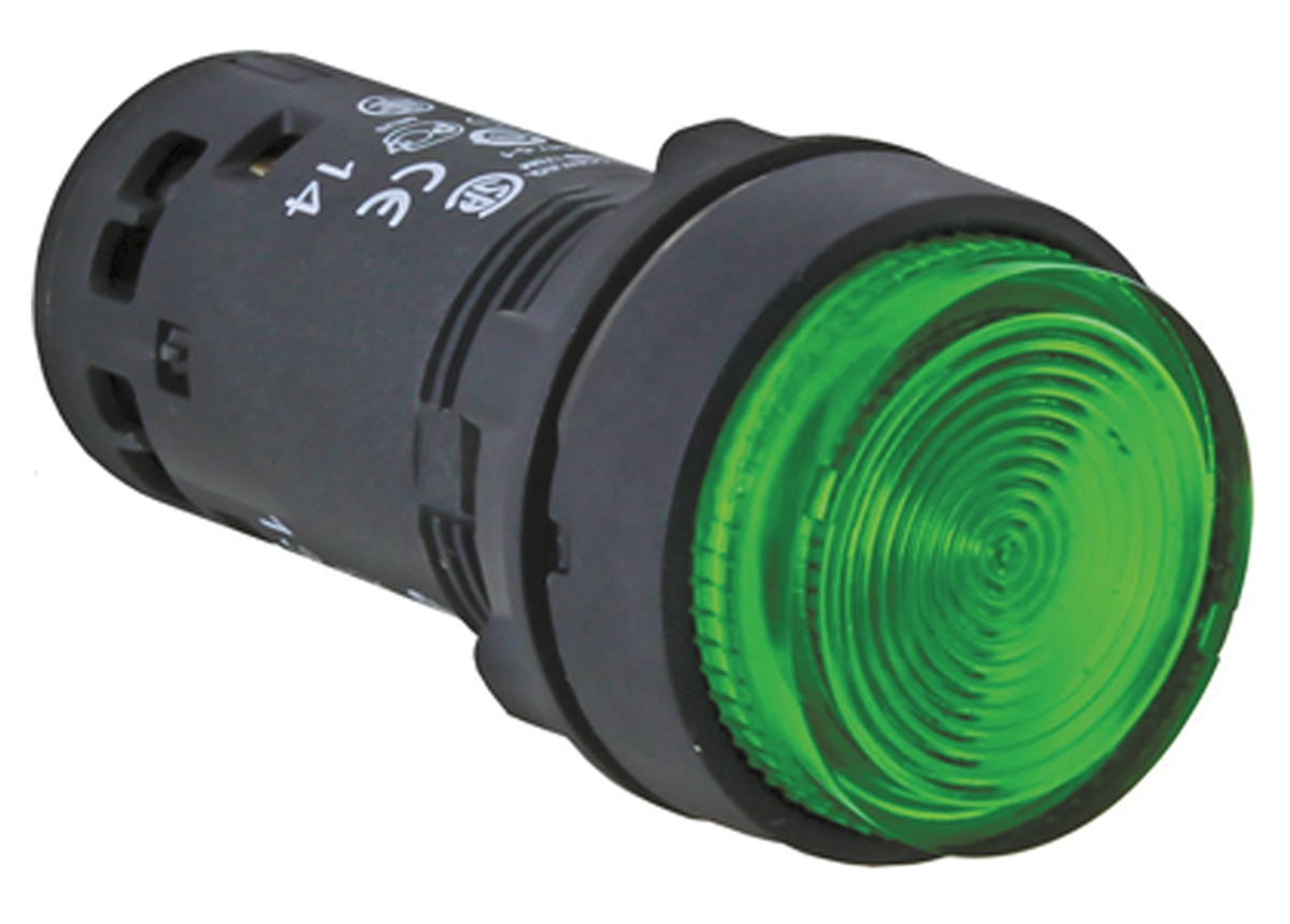 Schneider Electric XB7 Illuminated Green Push Button NO Spring Return