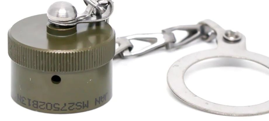 Amphenol India Sr I MIL-DTL-38999 Series I Female Circular Connector Dust Cap, Shell Size 25