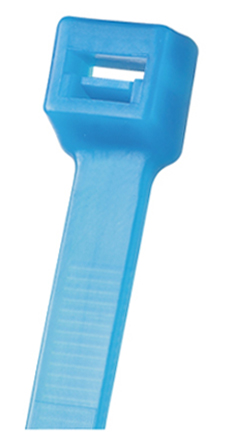 Panduit Cable Tie, Locking Cable Tie, 203mm x 3.4 mm, Blue Tefzel, Pk-100