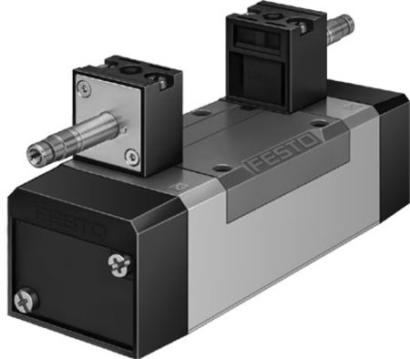 Festo 5/3 Closed Solenoid Valve - Electrical MN1H-5/3G-D-3-S-C Series, 159704