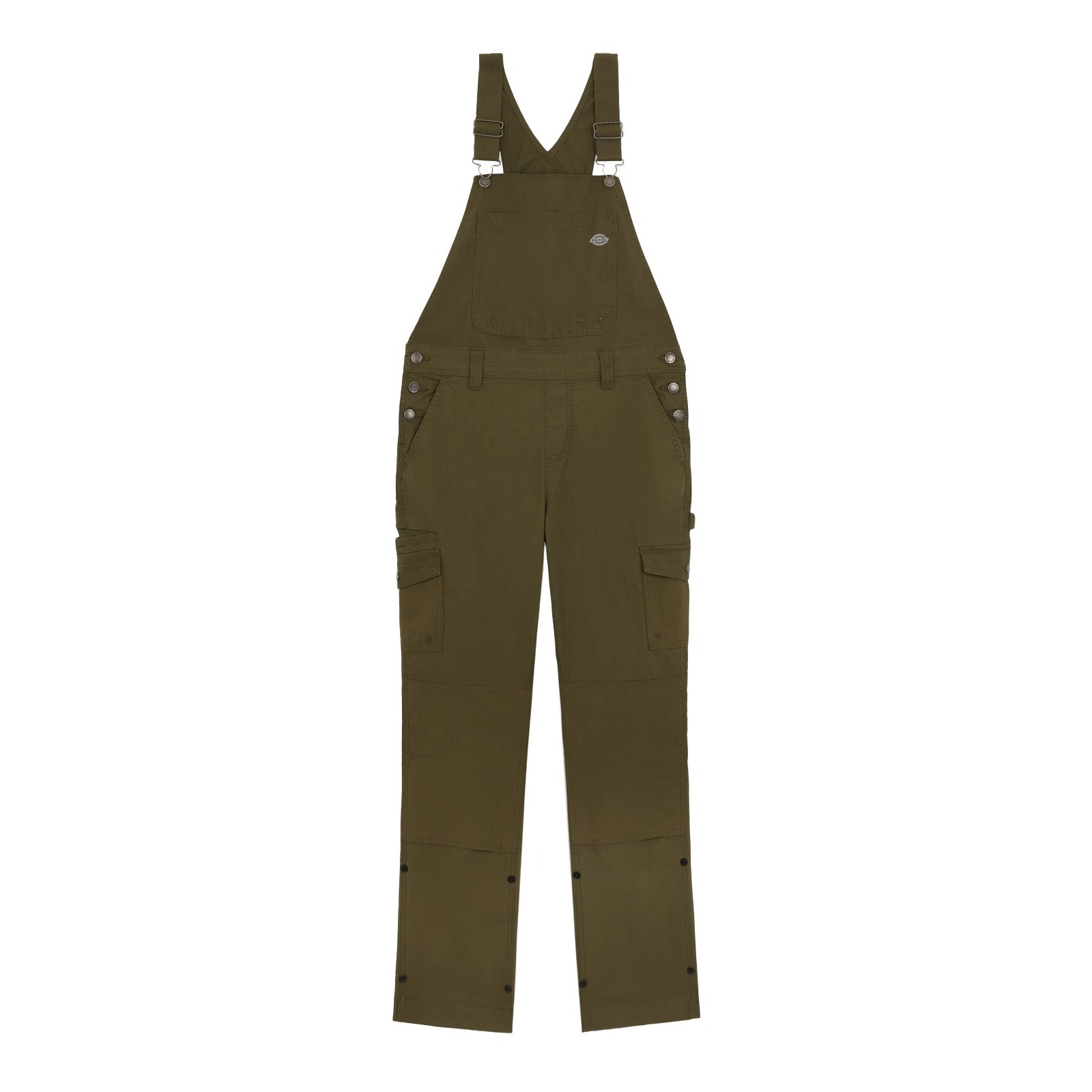 dk0a4xupd261 Dickies Green Reusable Bib & Brace, L