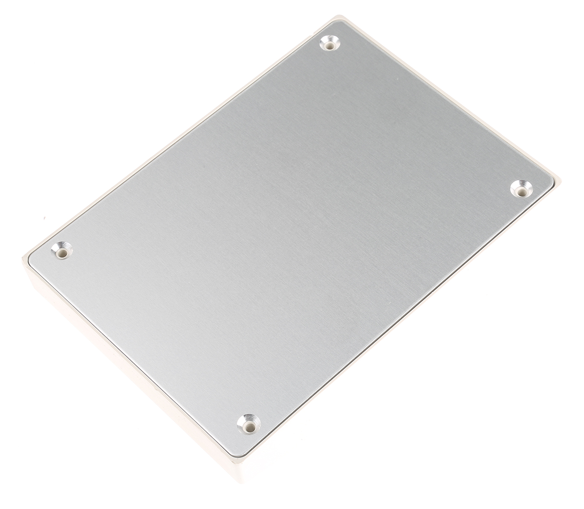 OKW Datec Series Grey, White ABS Desktop Enclosure Sloped Front, 180 mm 86 mm, 130 mm