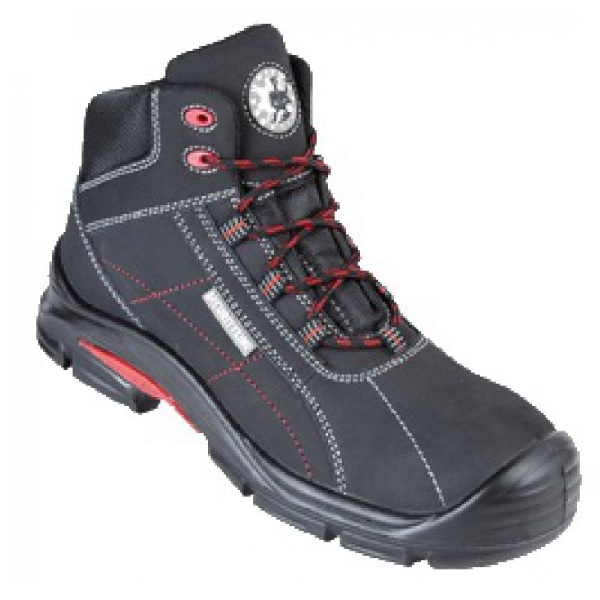 Himalayan Black Composite Toe Capped Unisex Safety Boots 7, EU 41 EN ISO 20345