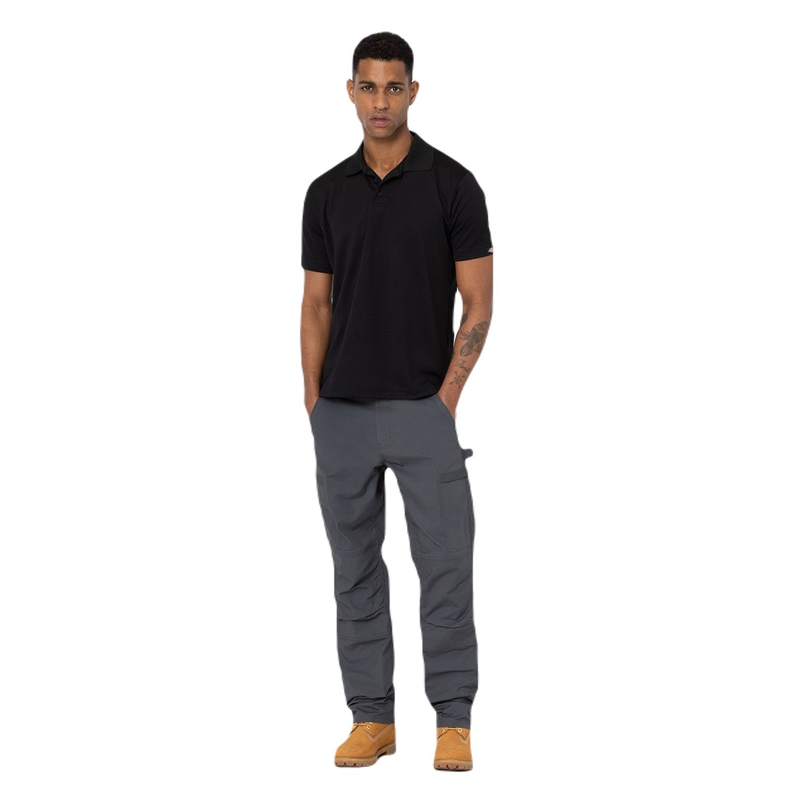 dk0a4ylablk1 Dickies DK0A4YLA Black Polo Shirt, UK- XL, EUR- XL