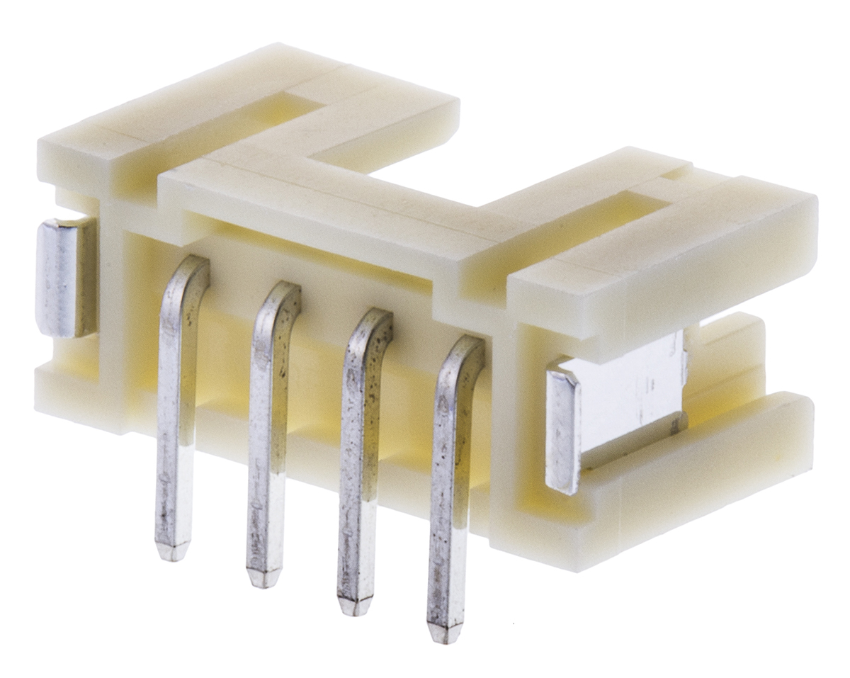 b4b-ph-sm4-tblfsn JST PH Series Straight Surface PCB Header, 4 Contact(s), 2 mm Pitch, 1 Row, Shrouded