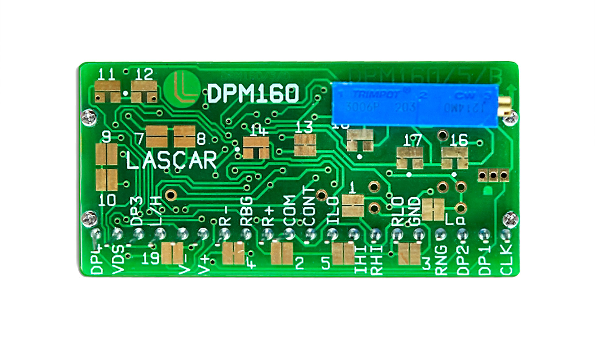 dpm-160s Lascar Digital Voltmeter DC, LCD Display 4.5-Digits ±1 %