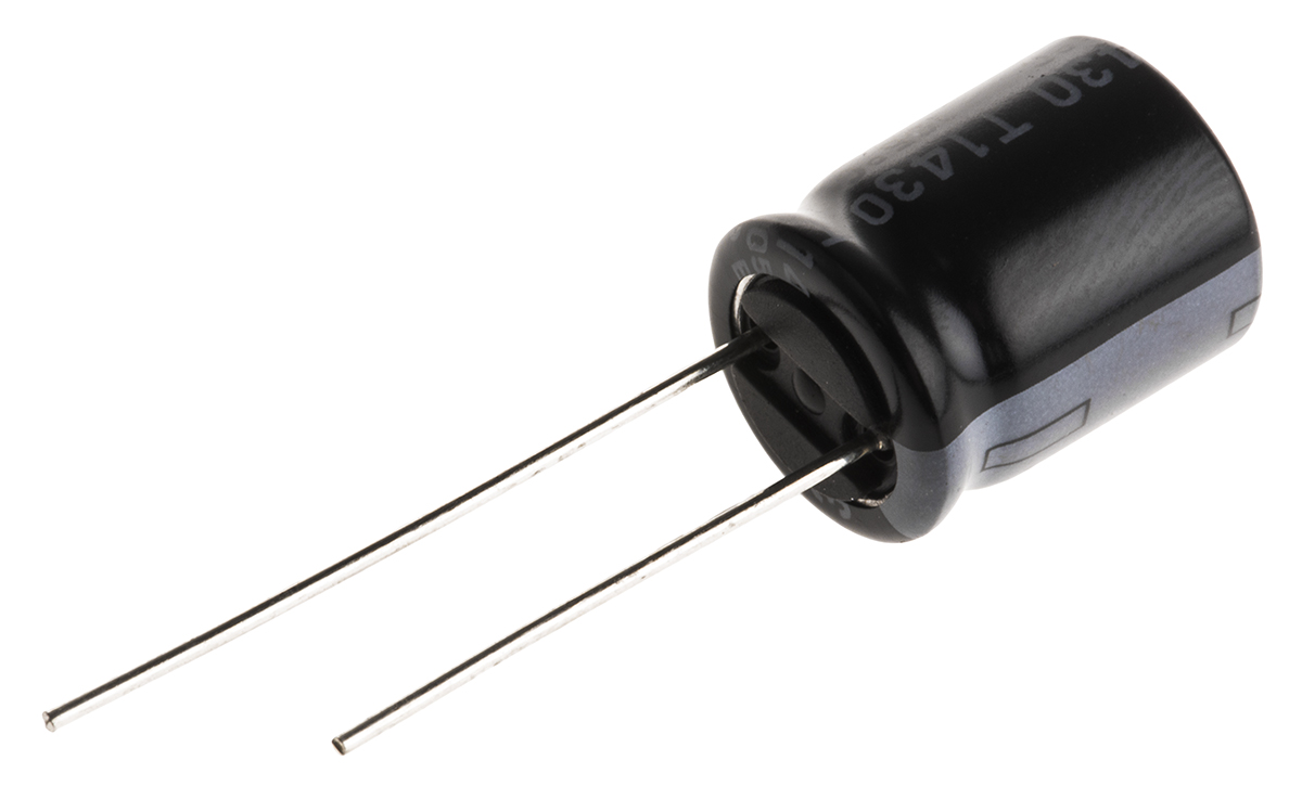 Rubycon 220μF Aluminium Electrolytic Capacitor 35V dc, Radial, Through Hole - 35YXF220M10X12.5