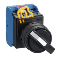 yw1s-3e21 Idec Selector Switch - (DPDT) 22mm Cutout Diameter, Illuminated 3 Positions