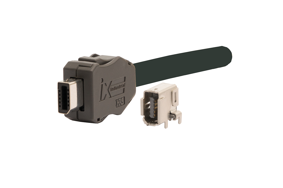 Hirose, IX Cable Mount Mini I/O Connector Plug, 10 Way, Shielded
