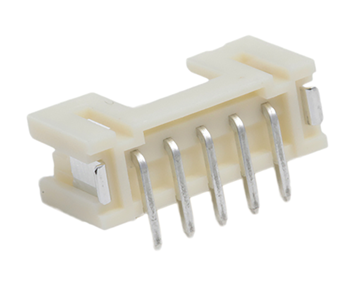 JST PH Series Straight Surface PCB Header, 5 Contact(s), 2 mm Pitch, 1 Row, Shrouded