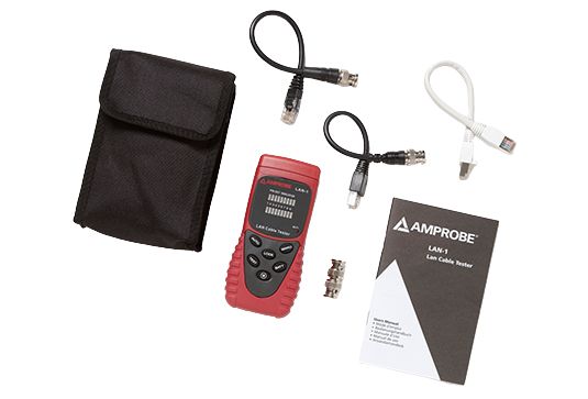 lan-1 Amprobe LAN-1 Cable Tester BNC, RJ45